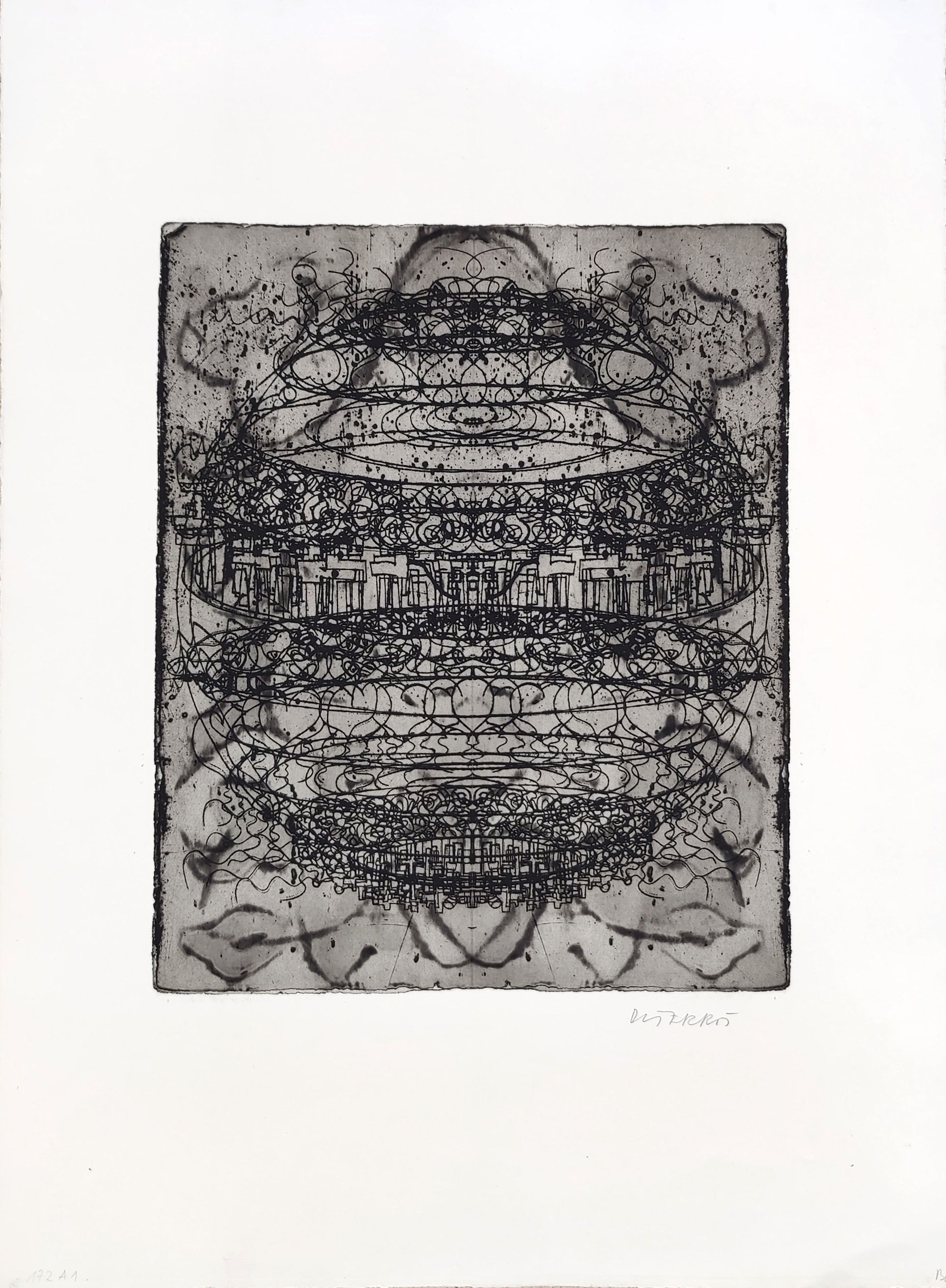 Die Welt mit Kram drauf der verdampft